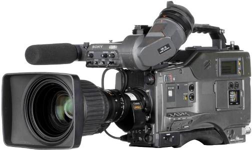 Camcorder 2/3" digital betacam 4:3/16:9 con ottica broadcast wide angle 9x 4:3/16:9 con duplicatore di focale
